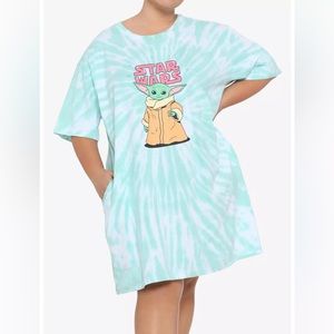 Disney Her Universe Star Wars Grogu Tshirt Dress Plus size 2x